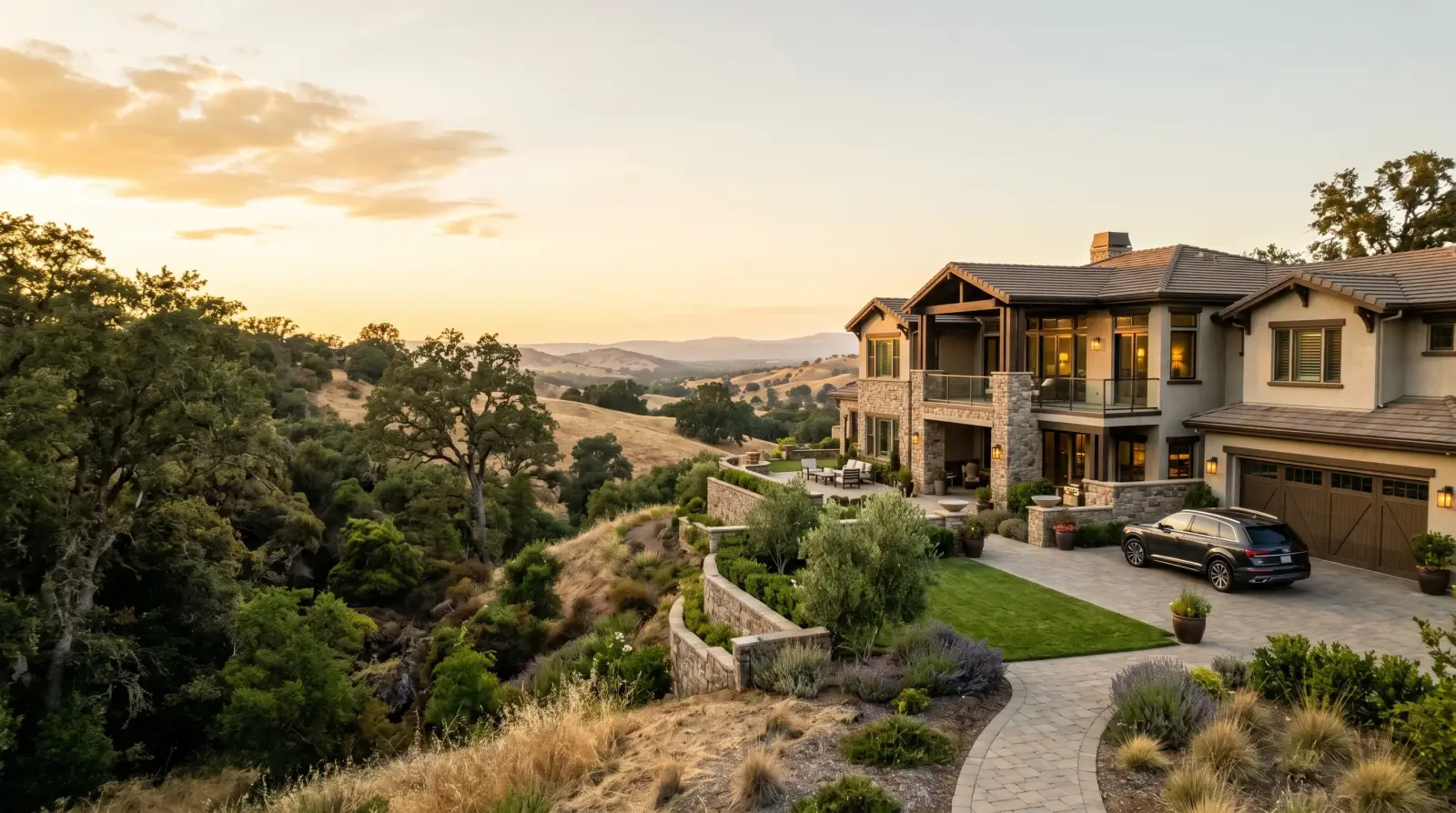Duplex along the older Highway 50 corridor in El Dorado Hills, California